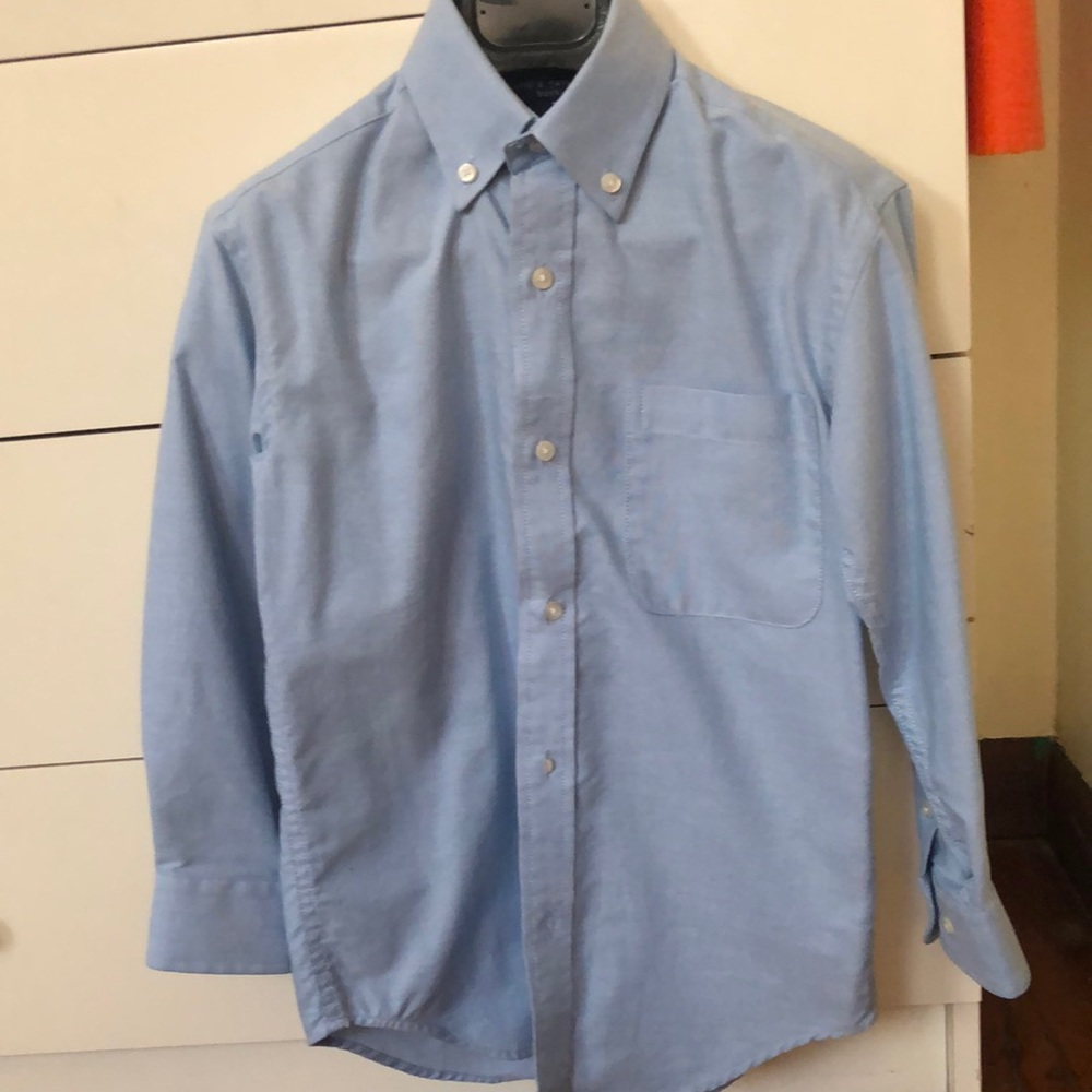 Lord & Taylor Light Blue Boys Button-Down Shirt